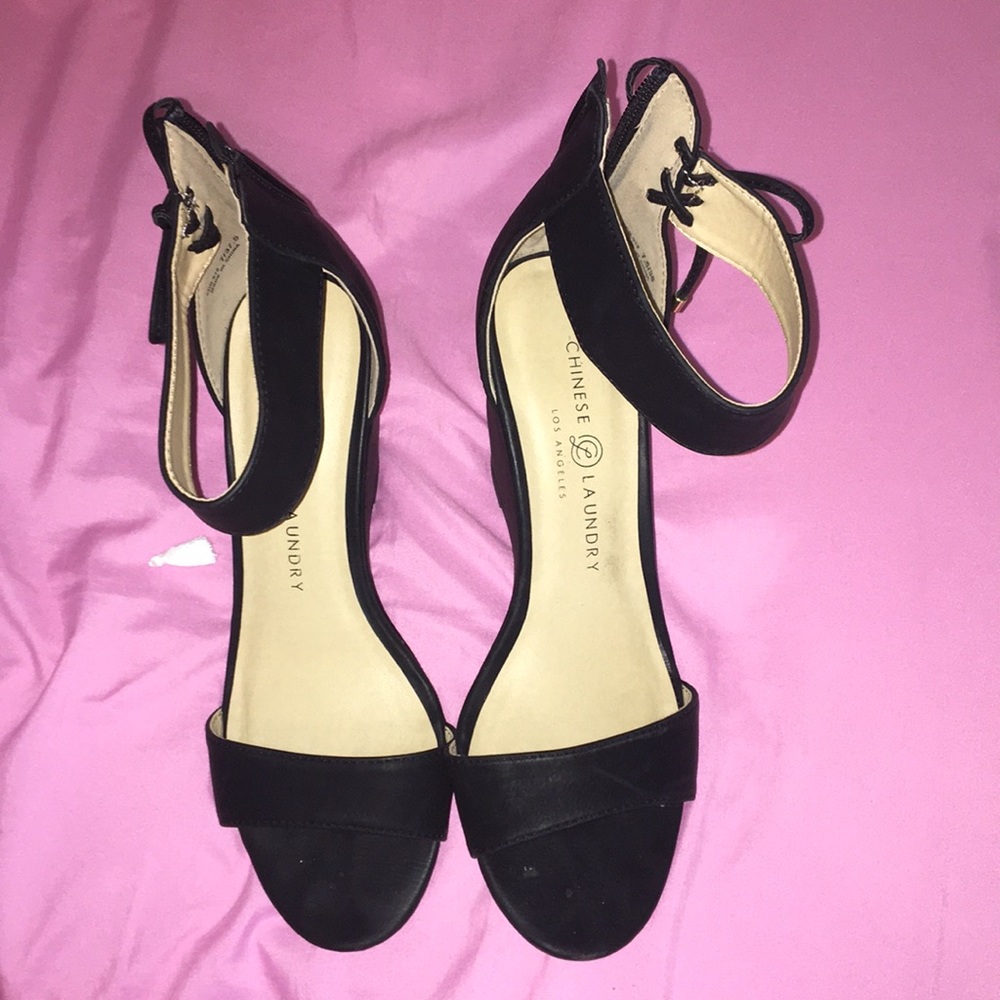 Black heels